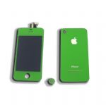 lcd pantalla Iphone 4s original lcd con copy touch mas joystick y tapa trasera verde