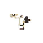 Auricular Conector Volume Botons Switch Flex para iPhone 4 negro