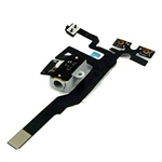 Auricular Conector Volume Botons Switch Flex para iPhone 4 blanco