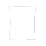 Pantalla Bezel  - Blanca para iPad 3 iPad 4 blanco
