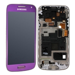 Pantalla&Tactil&Marco  para Samsung S4 Mini I9195 púrpura