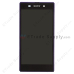 Pantalla&Tactil&Marco para Sony Xperia Z1 L39h  púrpura