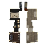 Sim Card Reader SD Lector de tarjetas de memoria Flex para Samsung Note 4 SM-910F