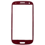 Tactil Mica Vidrio para Samsung Galaxy S IIII9300 rojo