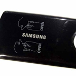 Tapa de bateria para Samsung GT-I8910 negro