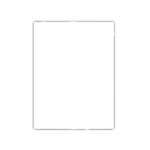 Screen Mid-frame Bezel for iPad 2 White