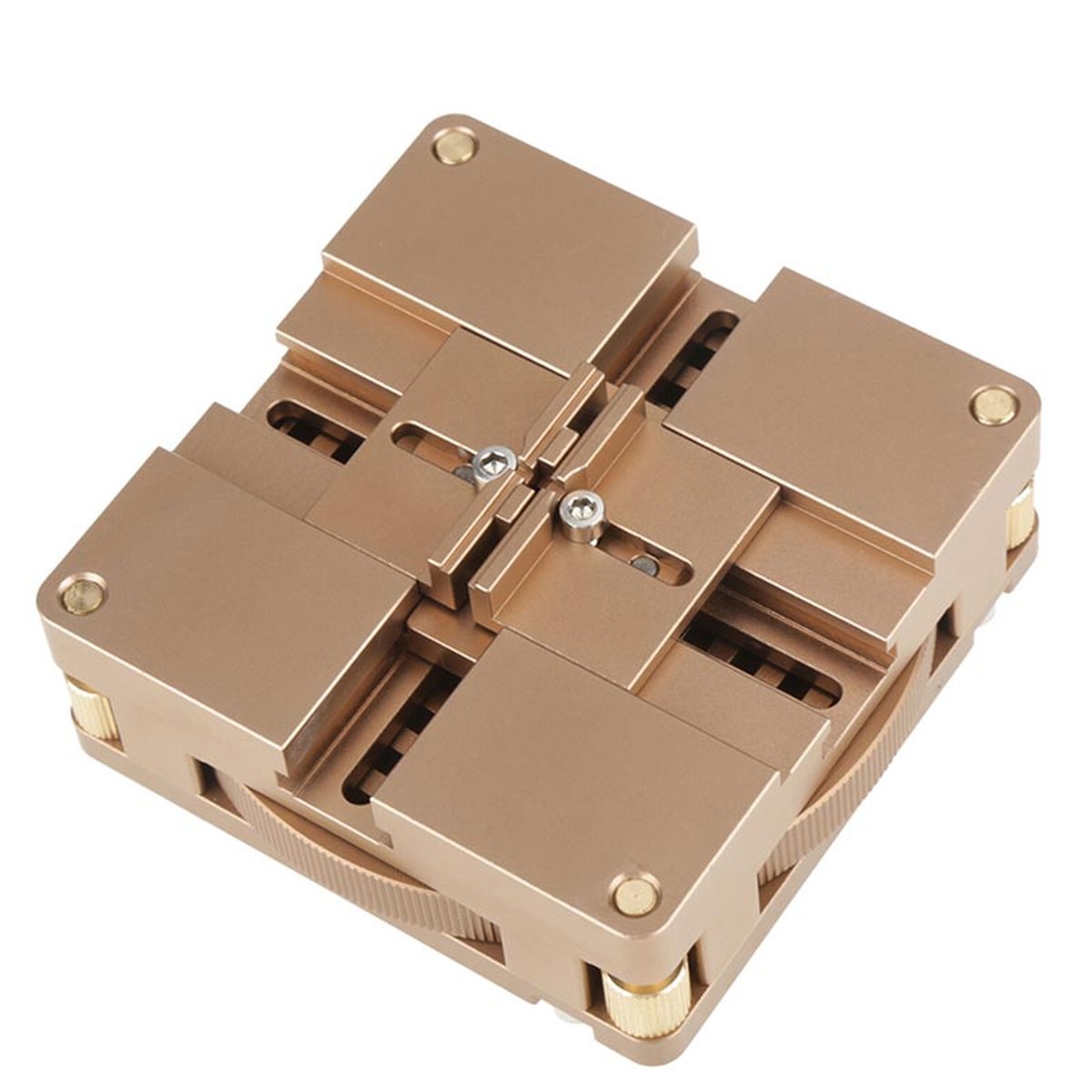 Estación de soldadura y reballing BGA 2UUL 80mm / 90mm con bloqueo automático posicionamiento preciso / ajuste multiposición con 4pcs plantillas universales — imagen 4