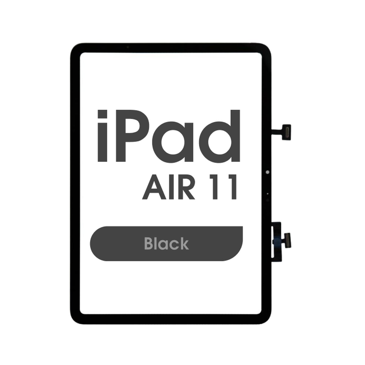 Cristal táctil con digitalizador Aftermarket para iPad Air 11 / iPad Air 11, 2024 / 2025 / WiFi / Black