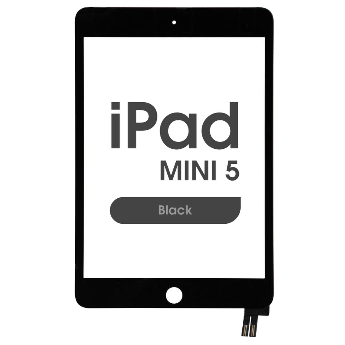 Cristal táctil con digitalizador Aftermarket para iPad Mini 5, Black