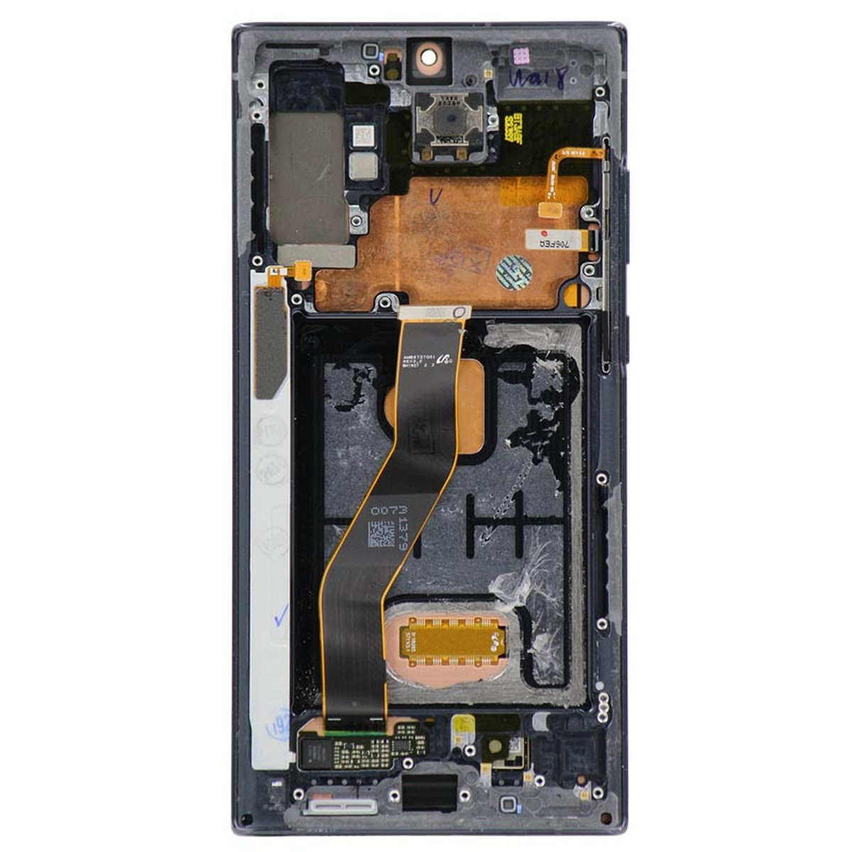 Pantalla Soft OLED con táctil + marco Aftermarket para Galaxy Note 10 Plus / 5G (N975/N976), Aura Black — imagen 3