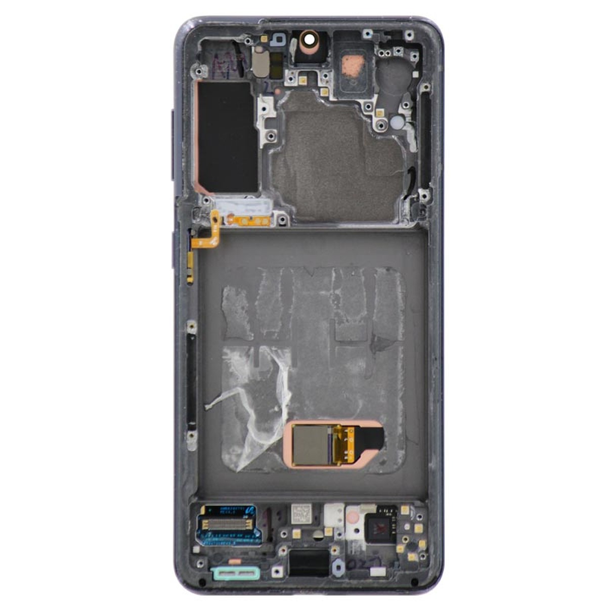 Pantalla Soft OLED con táctil + marco Aftermarket para Galaxy S21 (G991), Must Transfer Antenna for Verizon / Phantom Gray — imagen 3