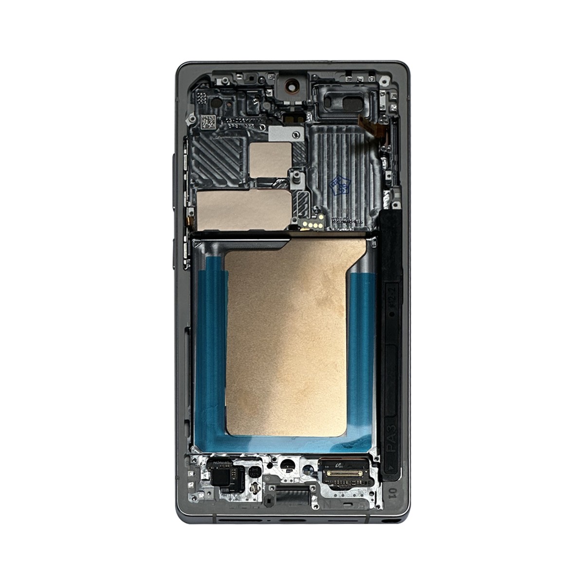 Pantalla Soft OLED con táctil + marco Aftermarket para Galaxy S25 Ultra (S938), Versión US / Internacional, Titanium White Silver / Titanium Silver Blue — imagen 3