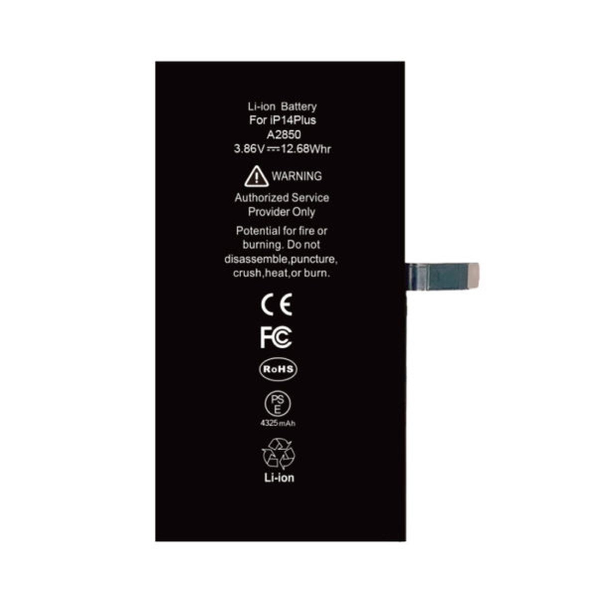Batería de repuesto Premium con adhesivo para iPhone 14 Plus