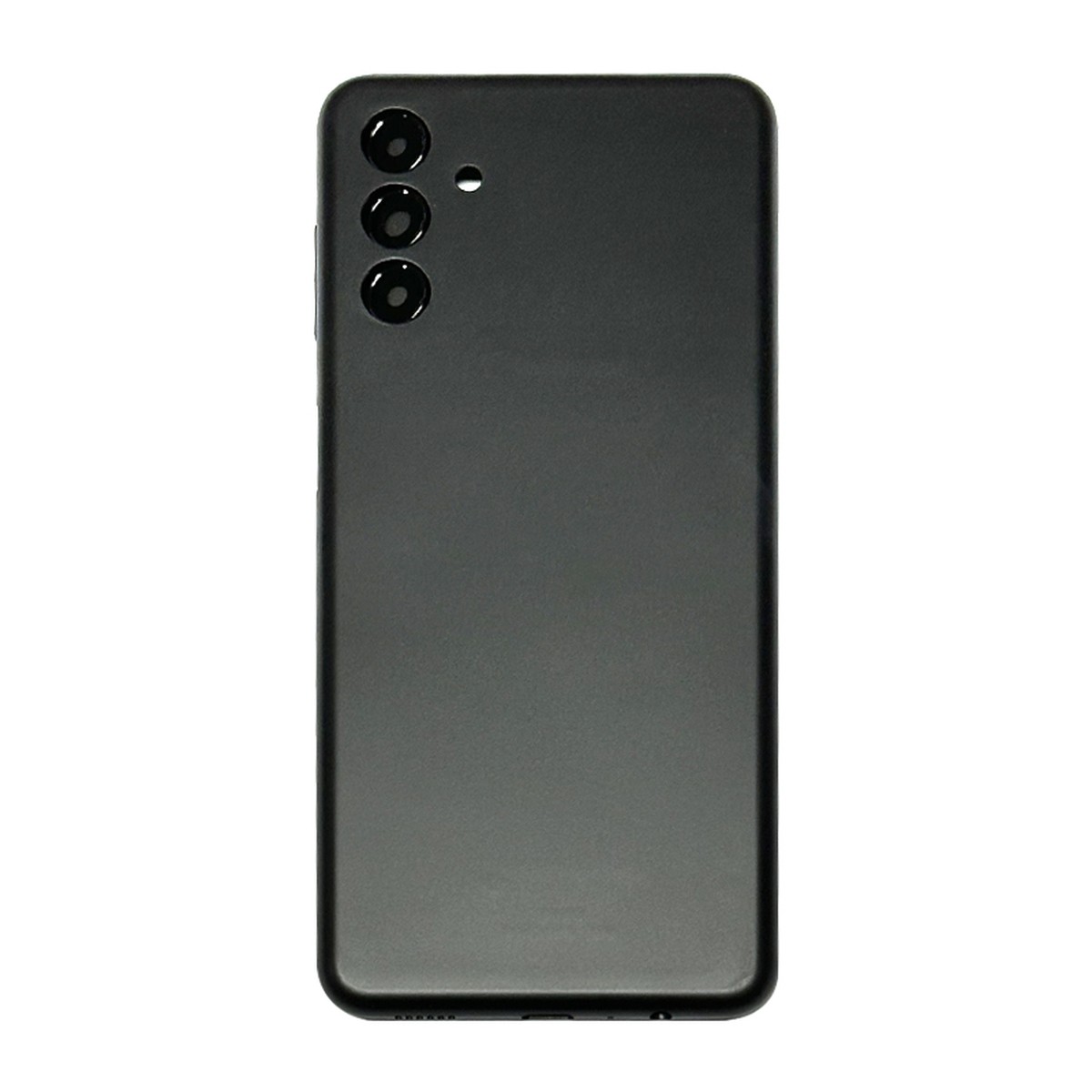 Carcasa trasera con adhesivo y lente de cámara para Galaxy A13, A136 / 2022 / Black