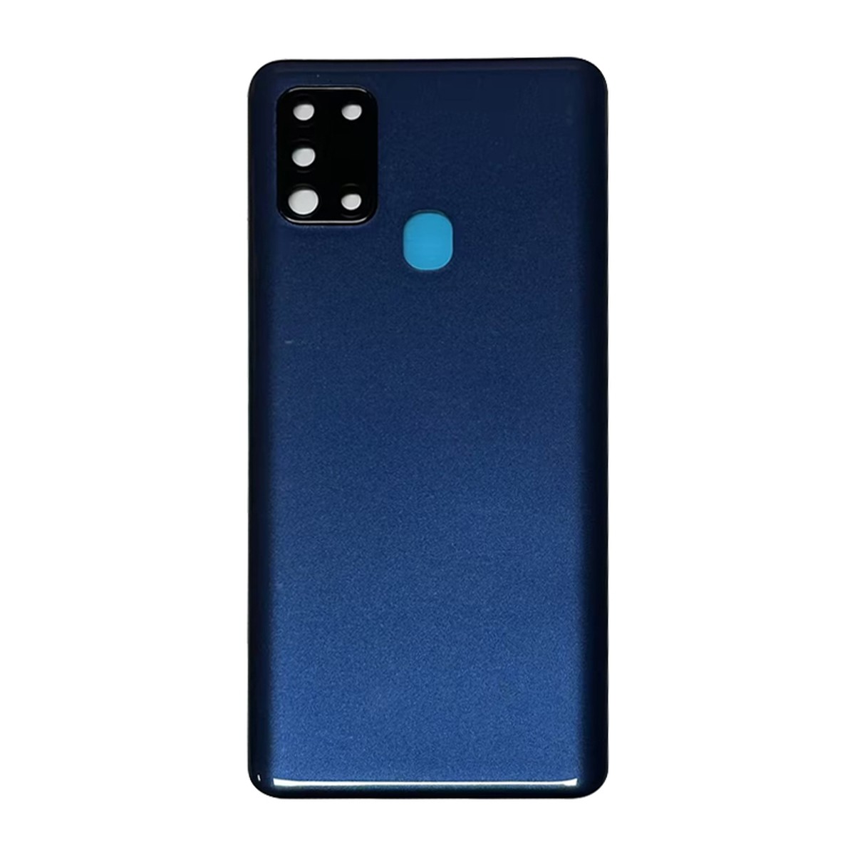 Carcasa trasera con adhesivo y lente de cámara para Galaxy A21s, A217 / 2020 / Blue