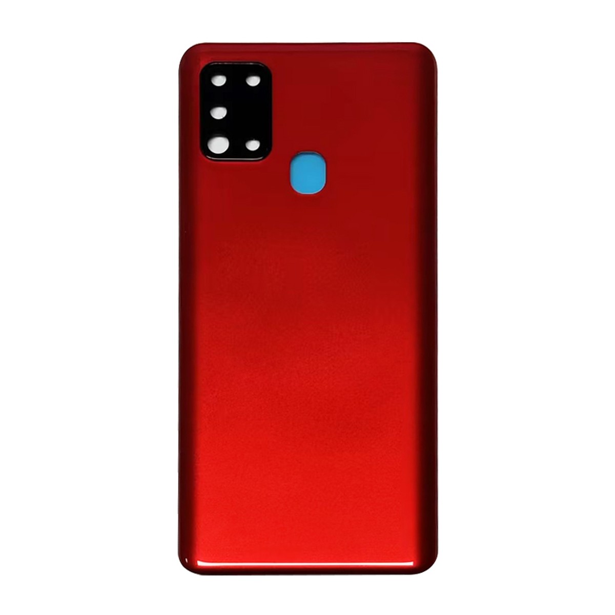 Carcasa trasera con adhesivo y lente de cámara para Galaxy A21S, A217 / 2020 / Red