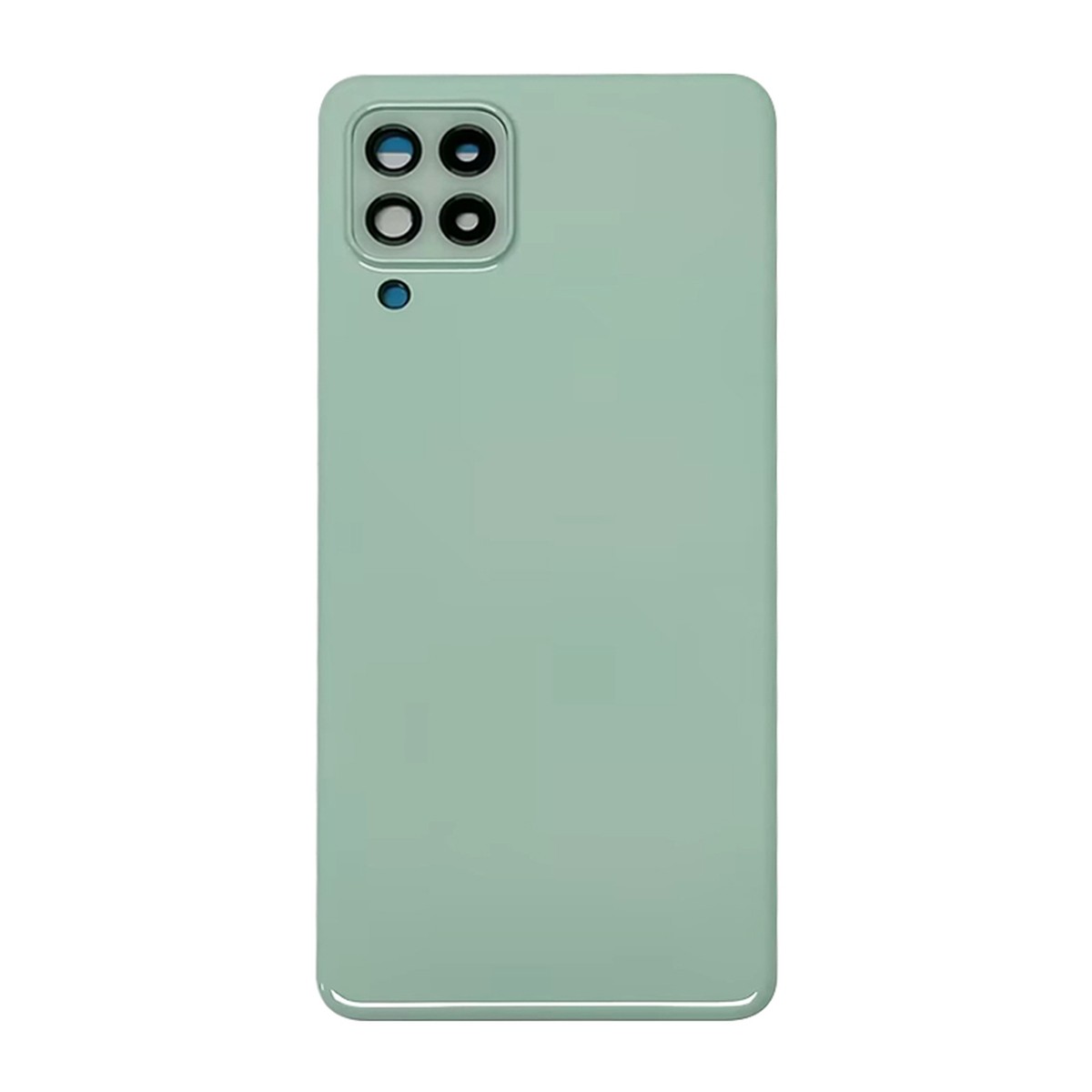Carcasa trasera con adhesivo y lente de cámara para Galaxy A22 4G, A225 / 2021 / Mint