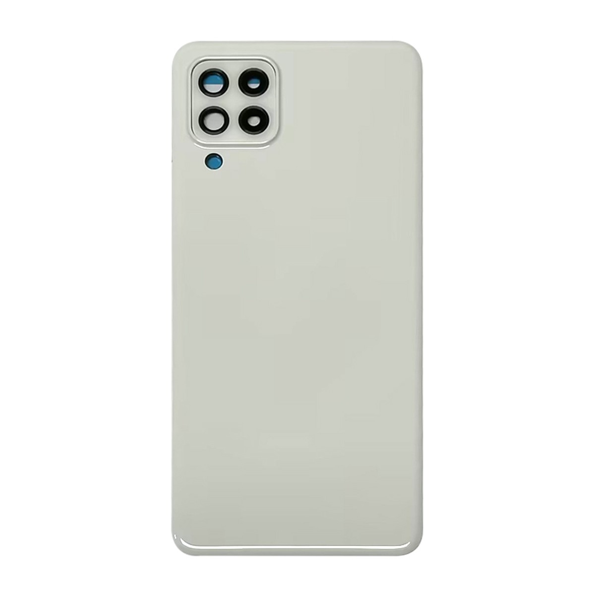 Carcasa trasera con adhesivo y lente de cámara para Galaxy A22 4G, A225 / 2021 / White