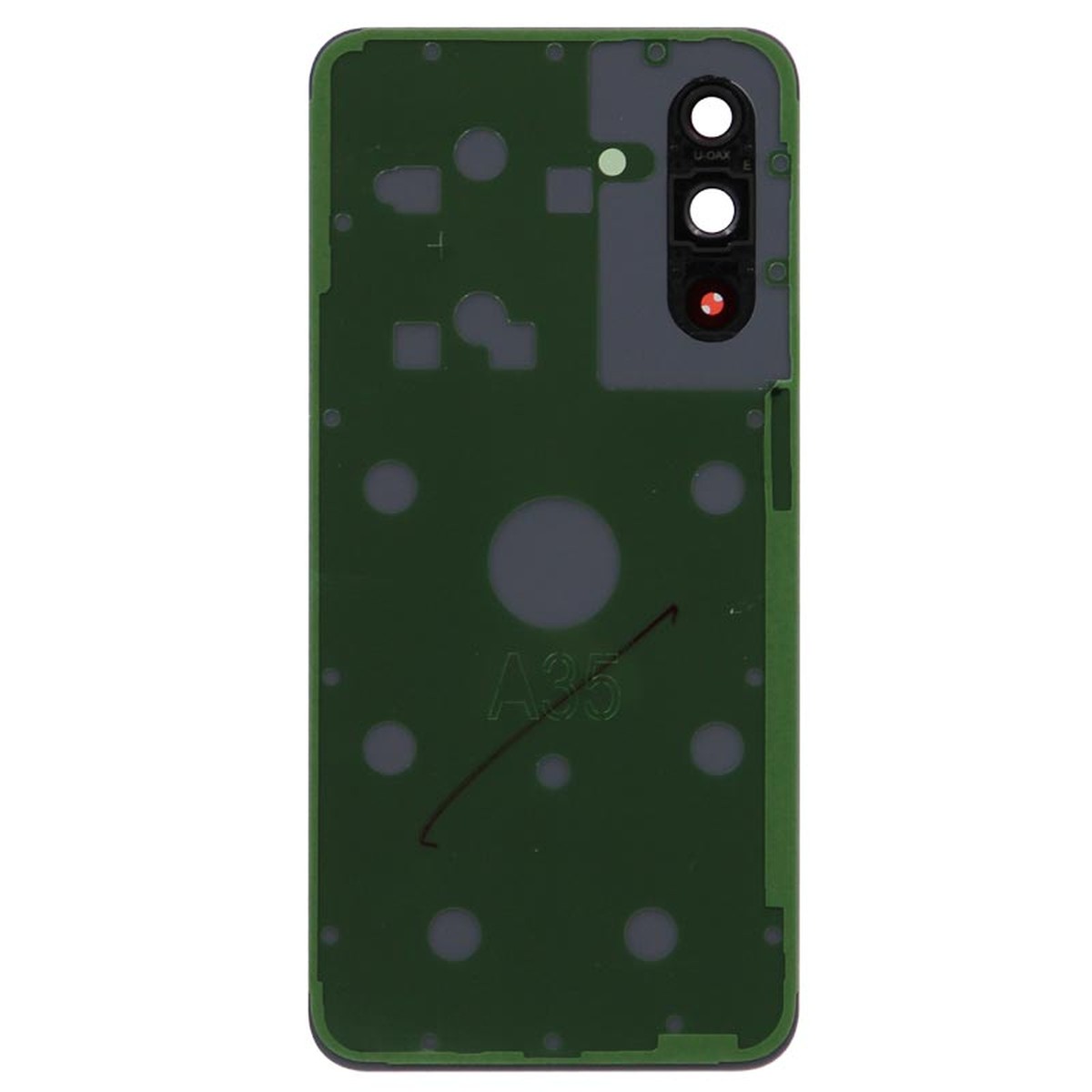 Carcasa trasera con adhesivo y lente de cámara para Galaxy A36 5G, A366 / 2025 / Lavender — imagen 2