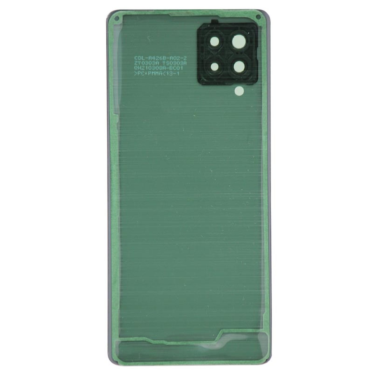 Carcasa trasera con adhesivo y lente de cámara para Galaxy A42 5G, A426 / 2020 / Prism Dot Black — imagen 2