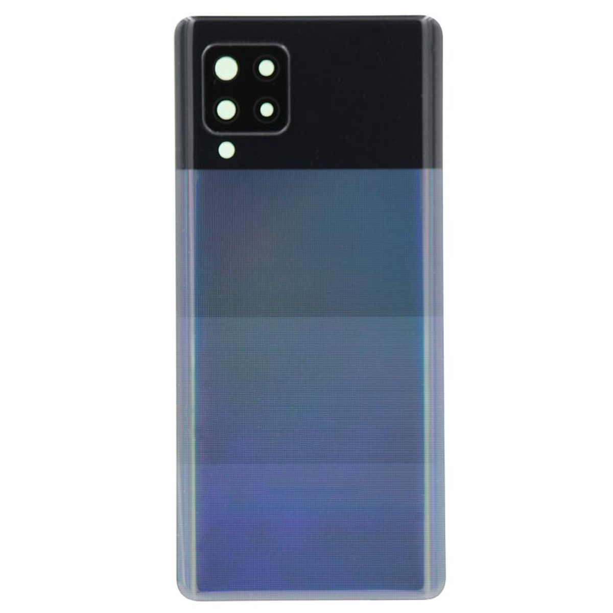 Carcasa trasera con adhesivo y lente de cámara para Galaxy A42 5G, A426 / 2020 / Prism Dot Black