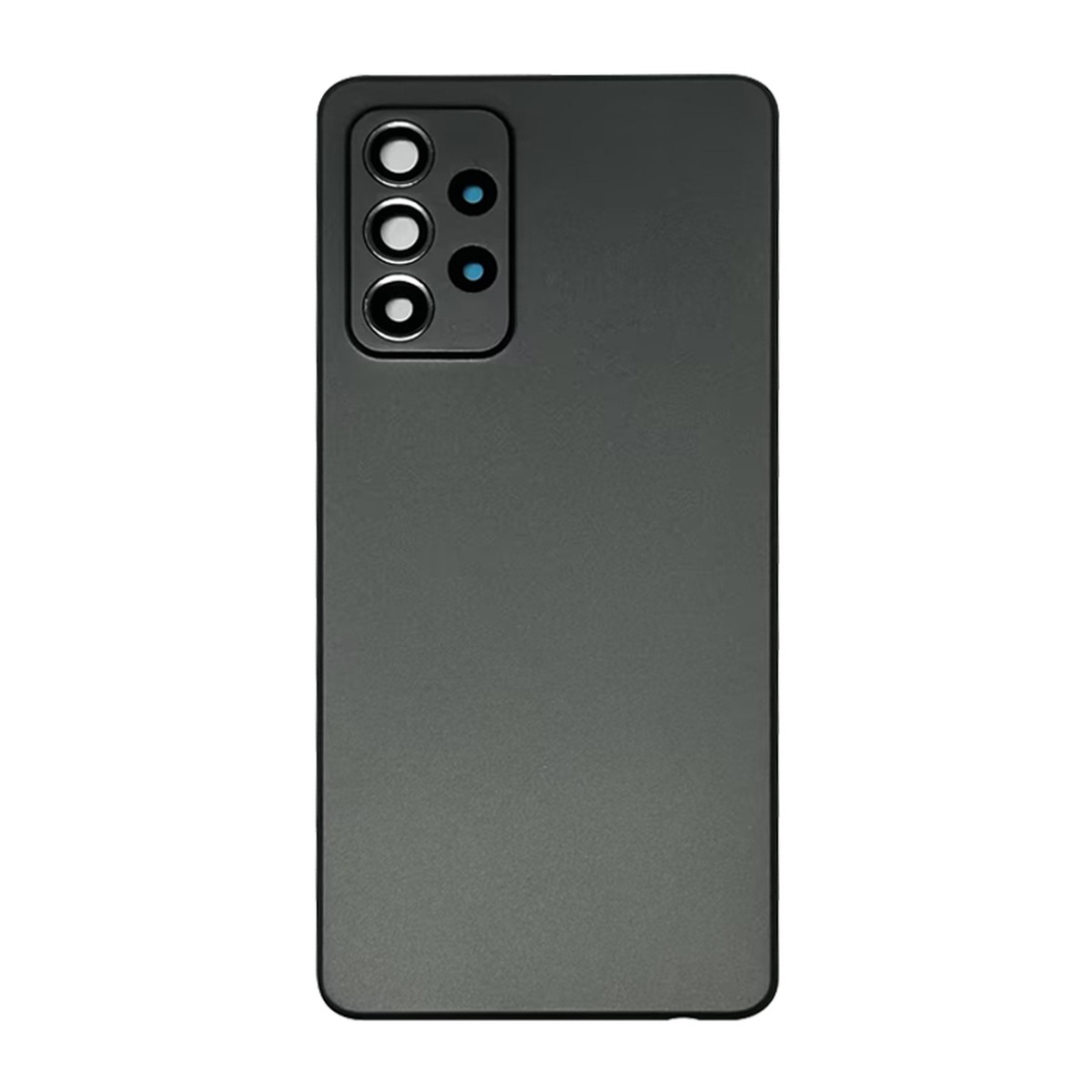 Carcasa trasera con adhesivo y lente de cámara para Galaxy A52 4G, A525 / 2021 / Black
