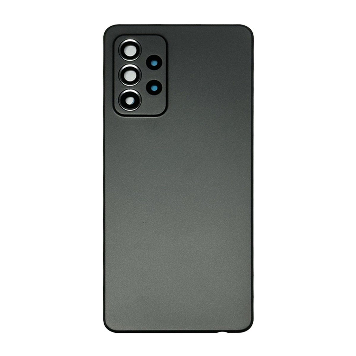 Carcasa trasera con adhesivo y lente de cámara para Galaxy A52 5G, A526 / 2021 / Awesome Black
