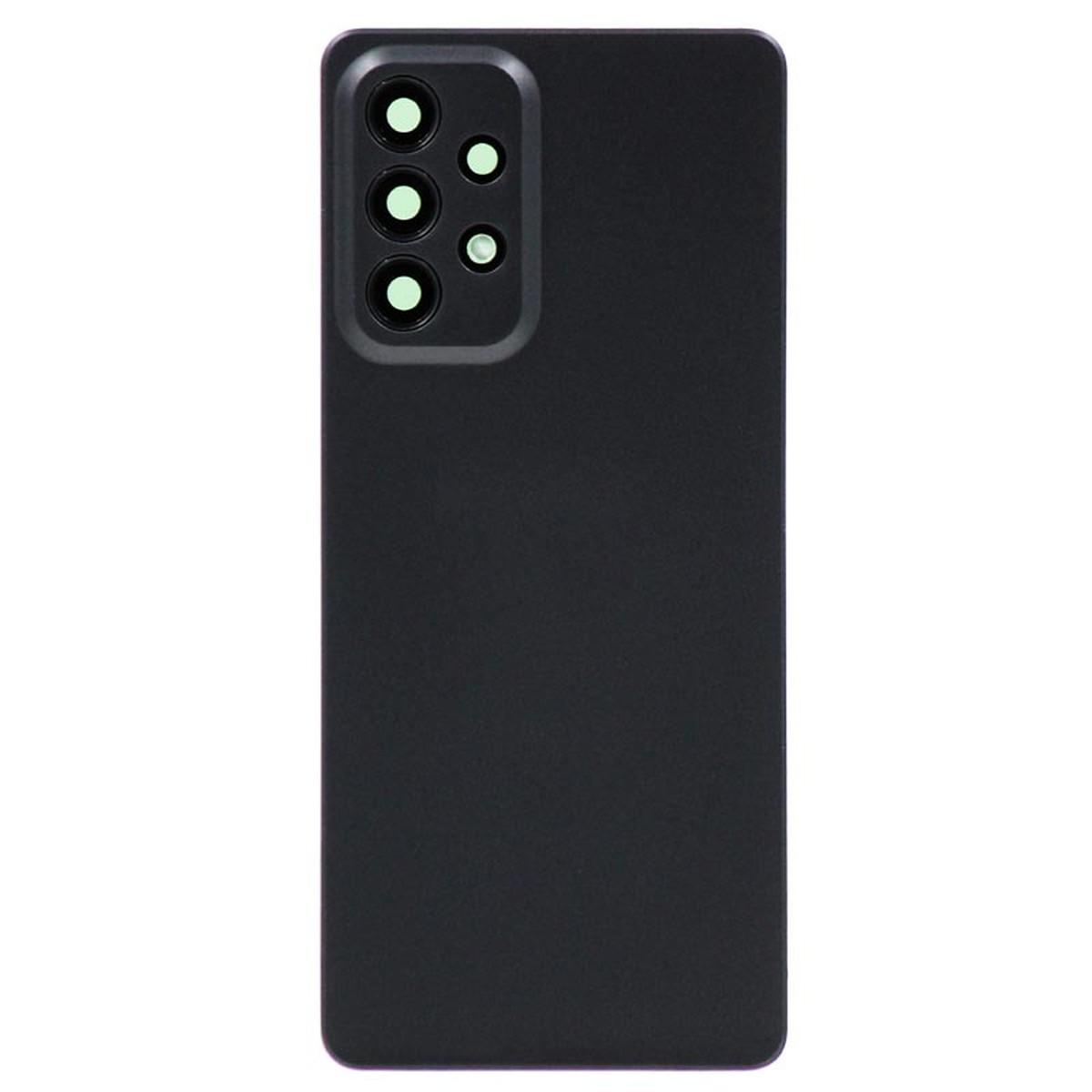 Carcasa trasera con adhesivo y lente de cámara para Galaxy A53 5G, A536 / 2022 / Black