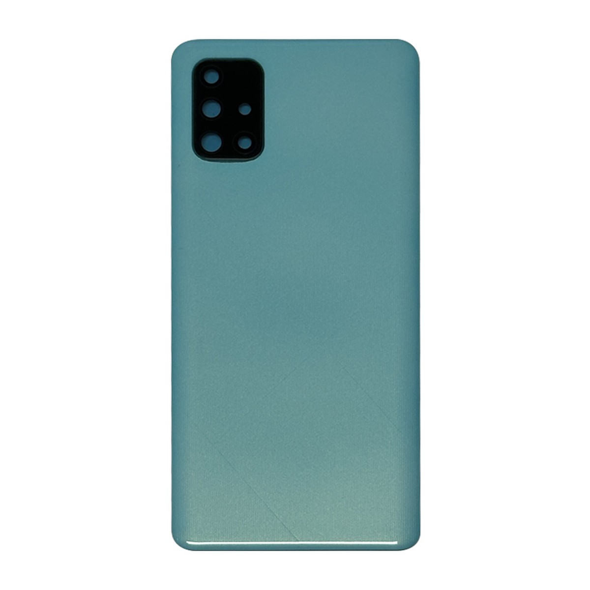 Carcasa trasera con adhesivo y lente de cámara para Galaxy A71, A715 / 2020 / Prism Crush Blue