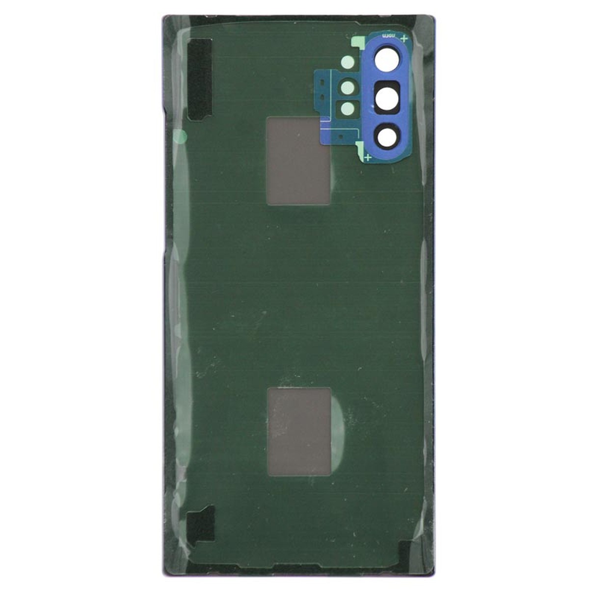 Carcasa trasera con adhesivo y lente de cámara para Galaxy Note 10 Plus / 5G (N975), Aura Blue — imagen 2