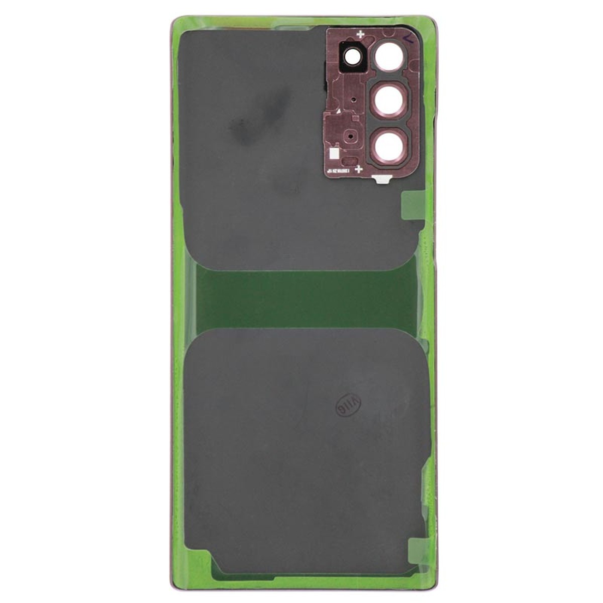 Carcasa trasera con adhesivo y lente de cámara para Galaxy Note 20 5G (N980), Gold — imagen 2
