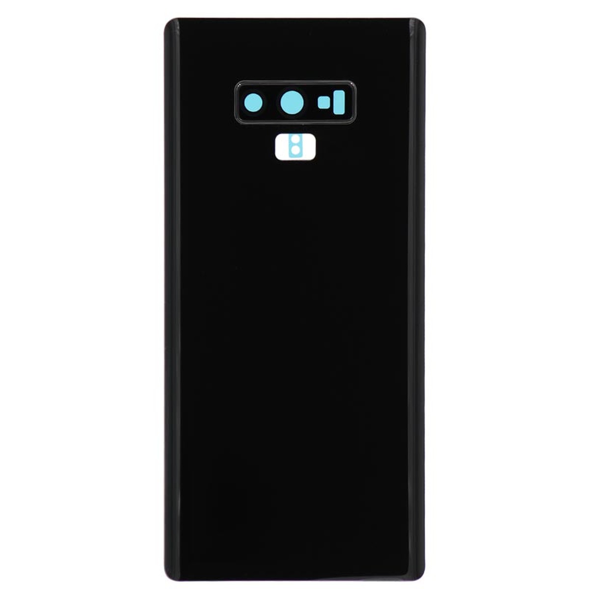 Carcasa trasera con adhesivo y lente de cámara para Galaxy Note 9 (N960), Midnight Black