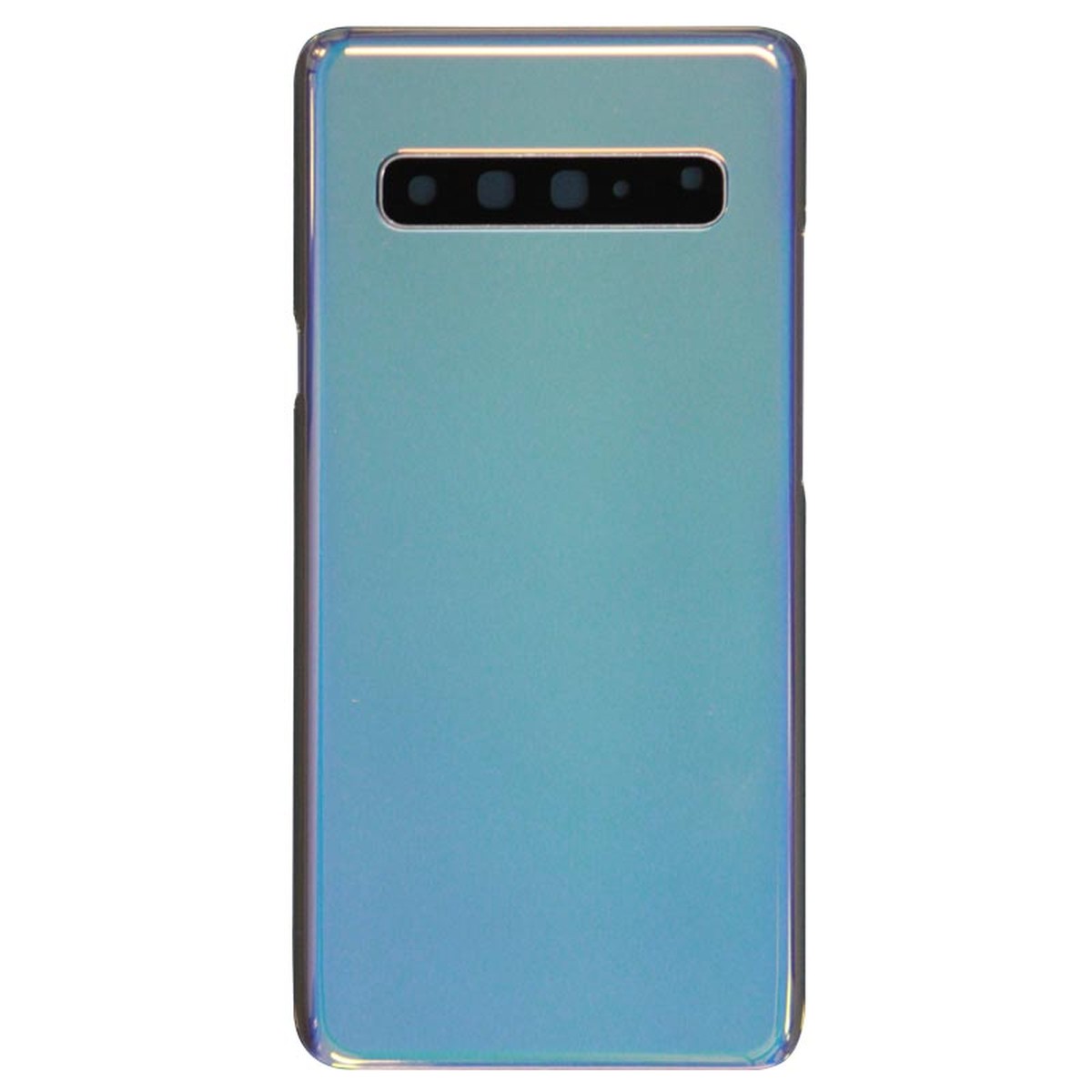 Carcasa trasera con adhesivo y lente de cámara para Galaxy S10 5G (G977), Crown Silver