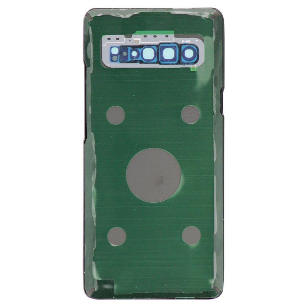 Carcasa trasera con adhesivo y lente de cámara para Galaxy S10 5G (G977), Prism Black — imagen 2