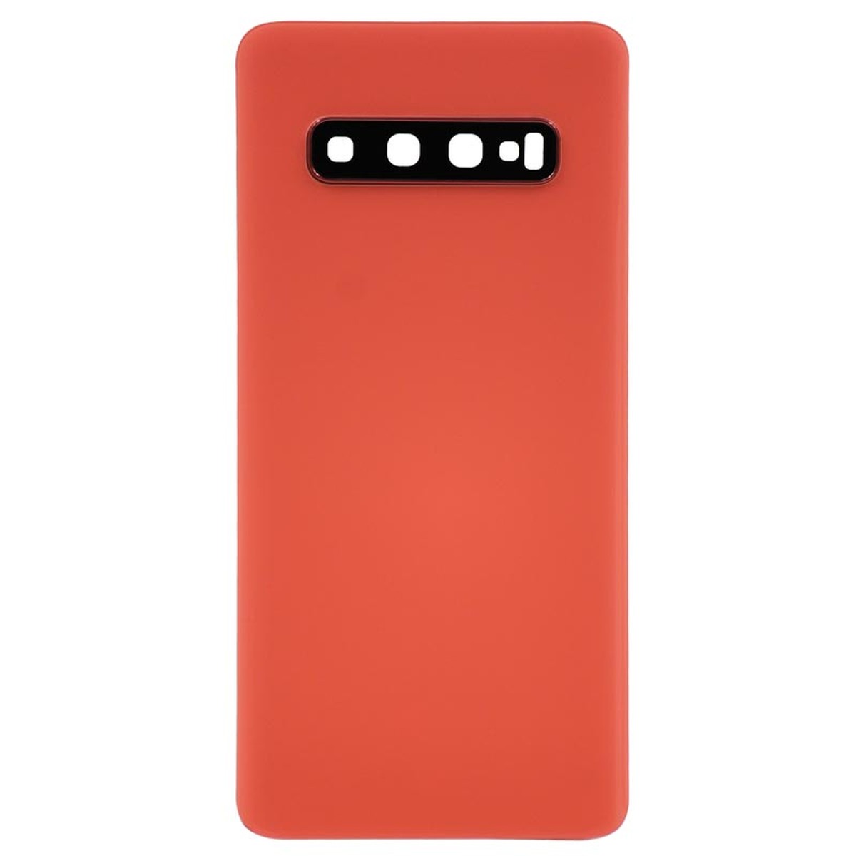 Carcasa trasera con adhesivo y lente de cámara para Galaxy S10 (G973), Flamingo Pink