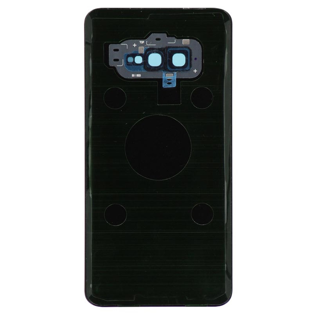 Carcasa trasera con adhesivo y lente de cámara para Galaxy S10e (G970), Prism Black — imagen 2