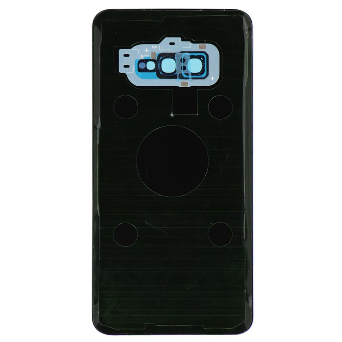 Carcasa trasera con adhesivo y lente de cámara para Galaxy S10e (G970), Prism Blue — imagen 2