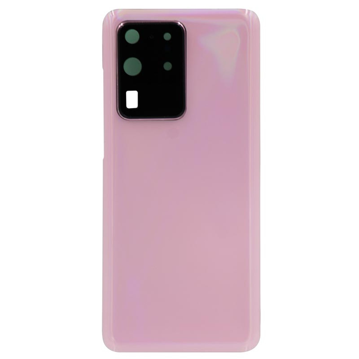 Carcasa trasera con adhesivo y lente de cámara para Galaxy S20 Ultra (G988), Cosmic Pink