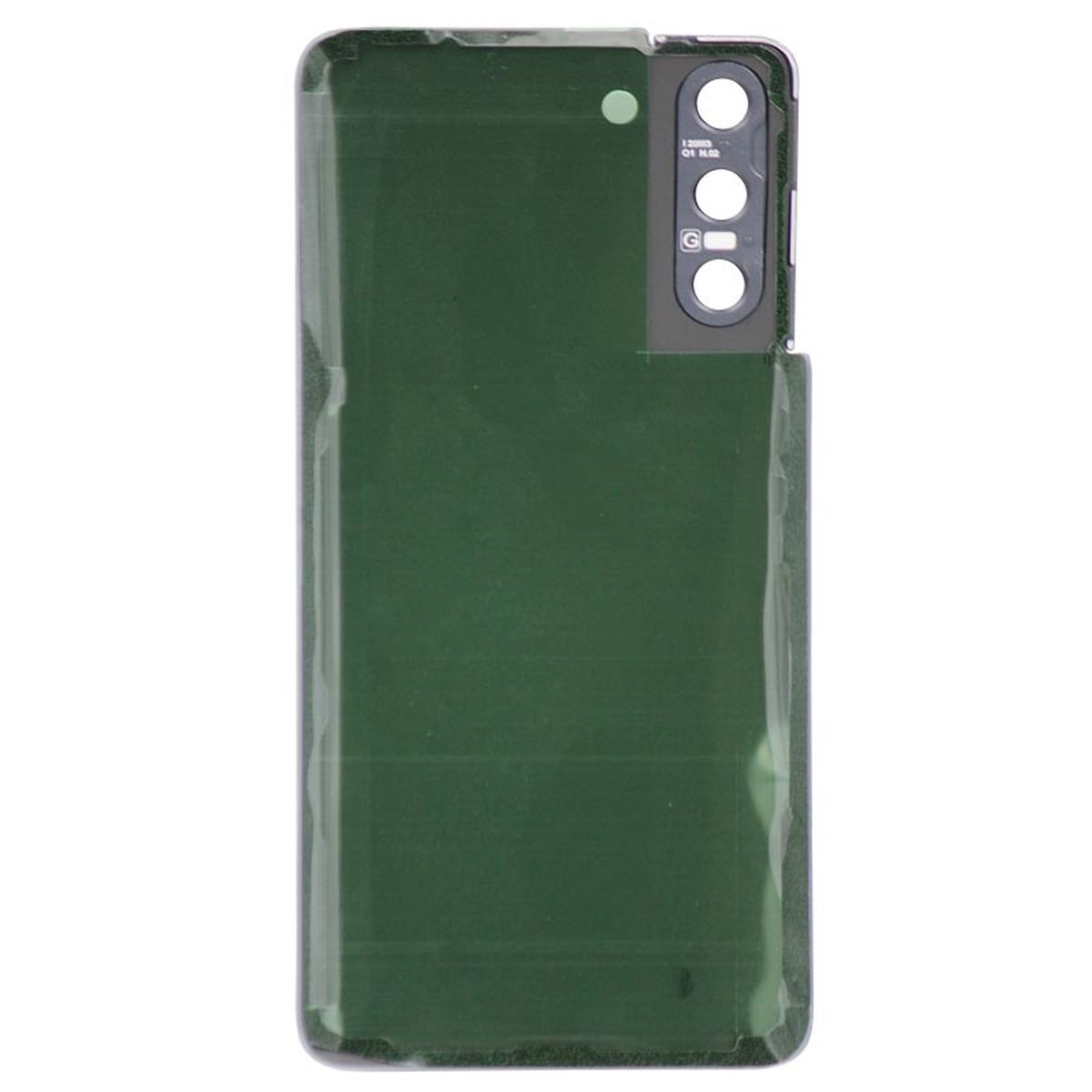 Carcasa trasera con adhesivo y lente de cámara para Galaxy S21 (G991), Phantom Black — imagen 2