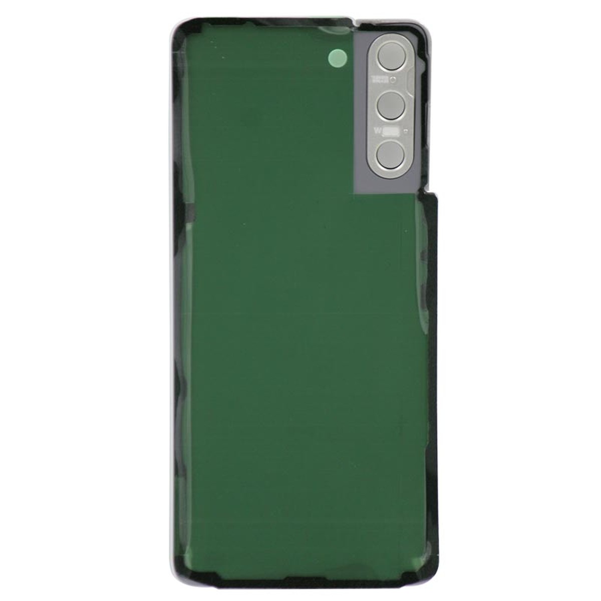 Carcasa trasera con adhesivo y lente de cámara para Galaxy S21 (G991), Phantom White — imagen 2