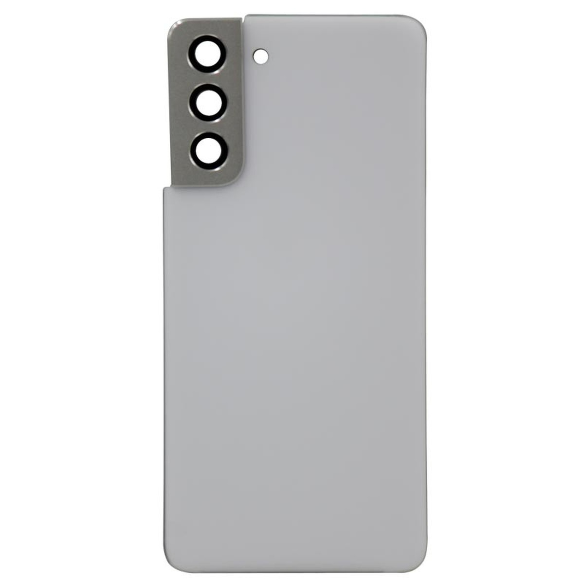 Carcasa trasera con adhesivo y lente de cámara para Galaxy S21 (G991), Phantom White