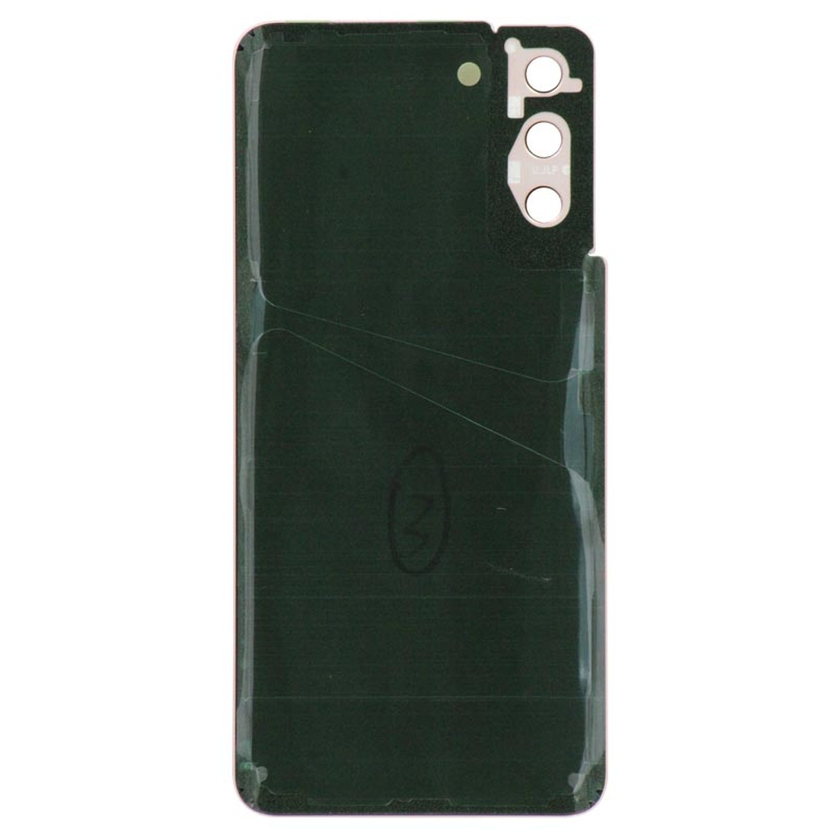Carcasa trasera con adhesivo y lente de cámara para Galaxy S21 Plus 5G (G996), Phantom Pink — imagen 2