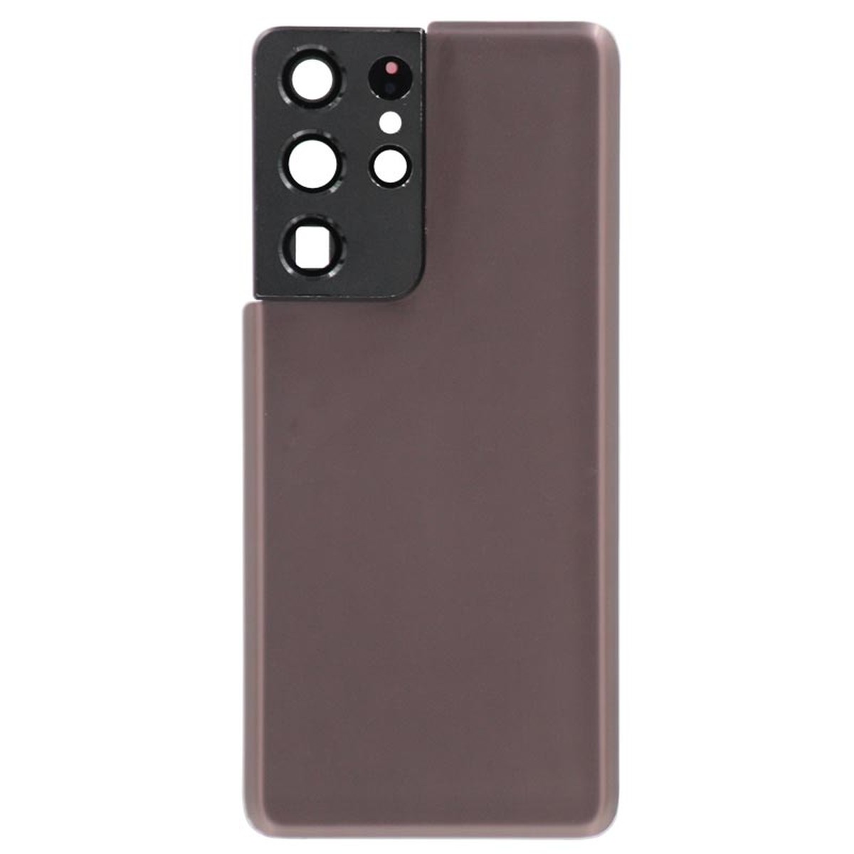 Carcasa trasera con adhesivo y lente de cámara para Galaxy S21 Ultra 5G (G998), Phantom Brown