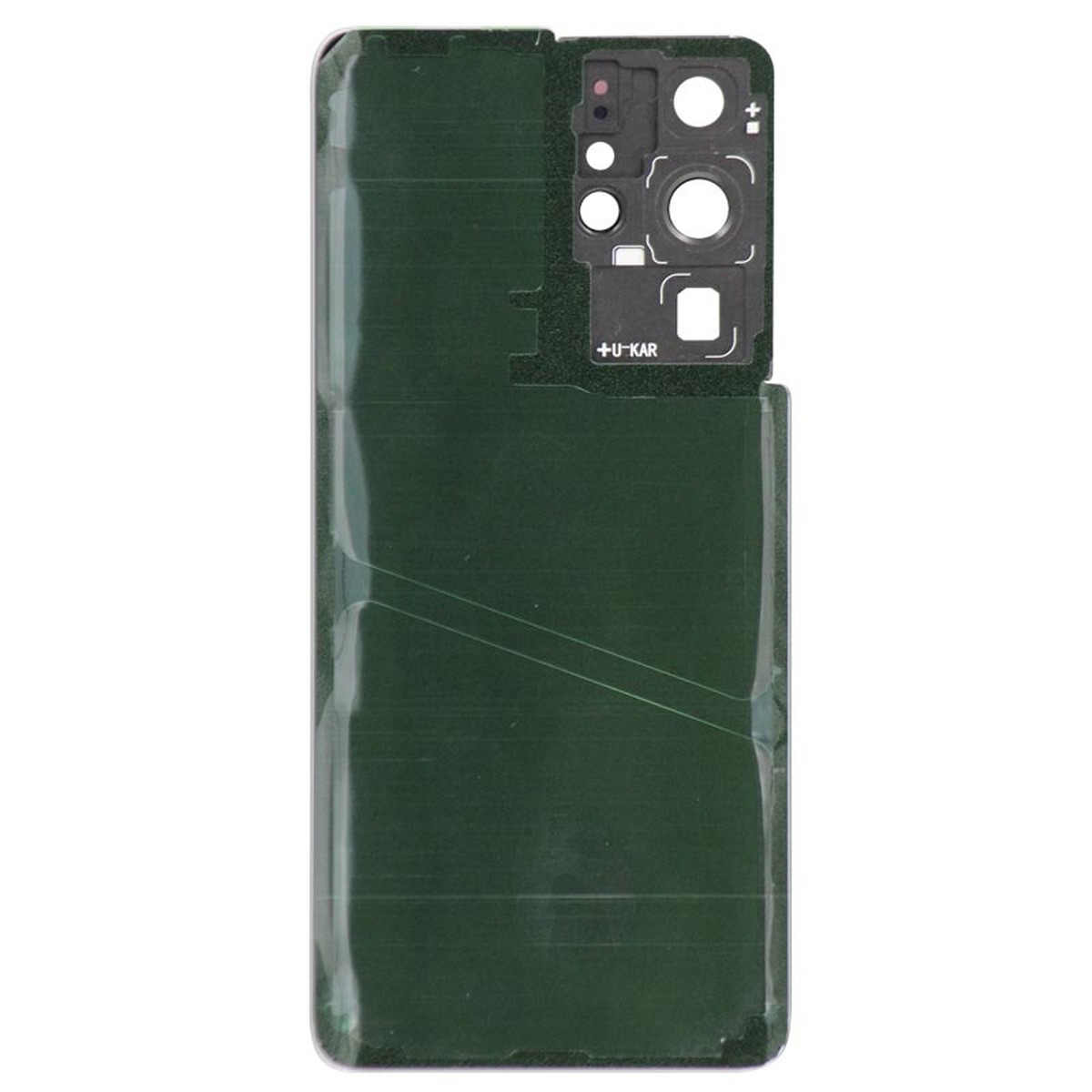 Carcasa trasera con adhesivo y lente de cámara para Galaxy S21 Ultra 5G (G998), Phantom Navy — imagen 2