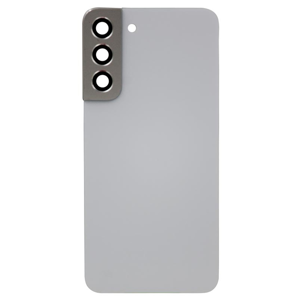 Carcasa trasera con adhesivo y lente de cámara para Galaxy S22 Plus 5G (S906), Phantom White