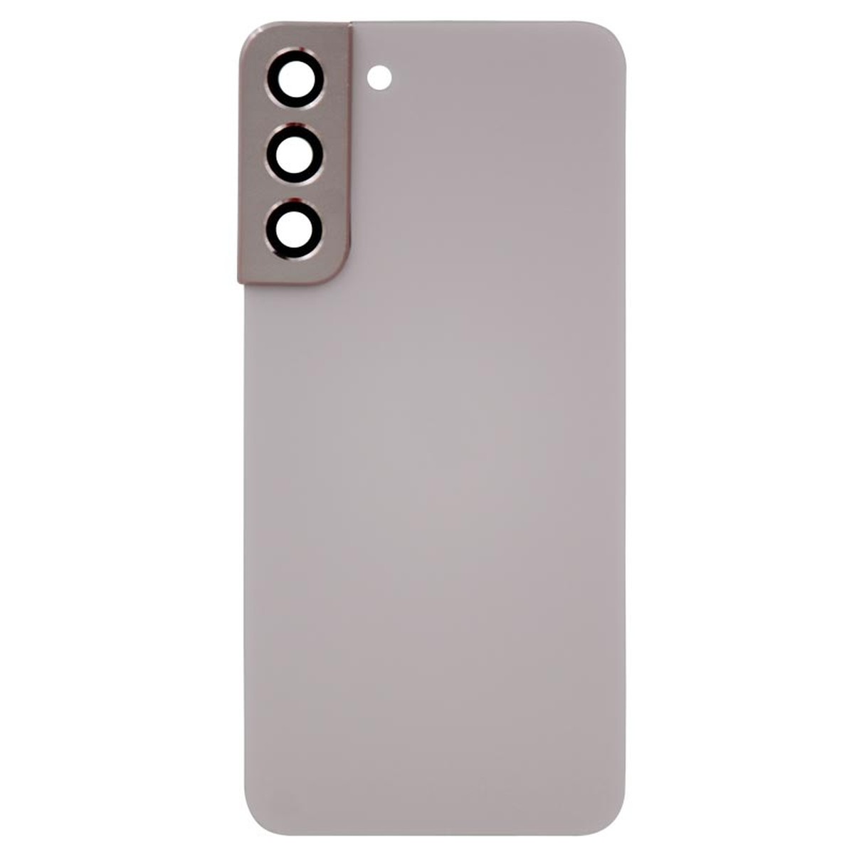 Carcasa trasera con adhesivo y lente de cámara para Galaxy S22 Plus 5G (S906), Pink Gold