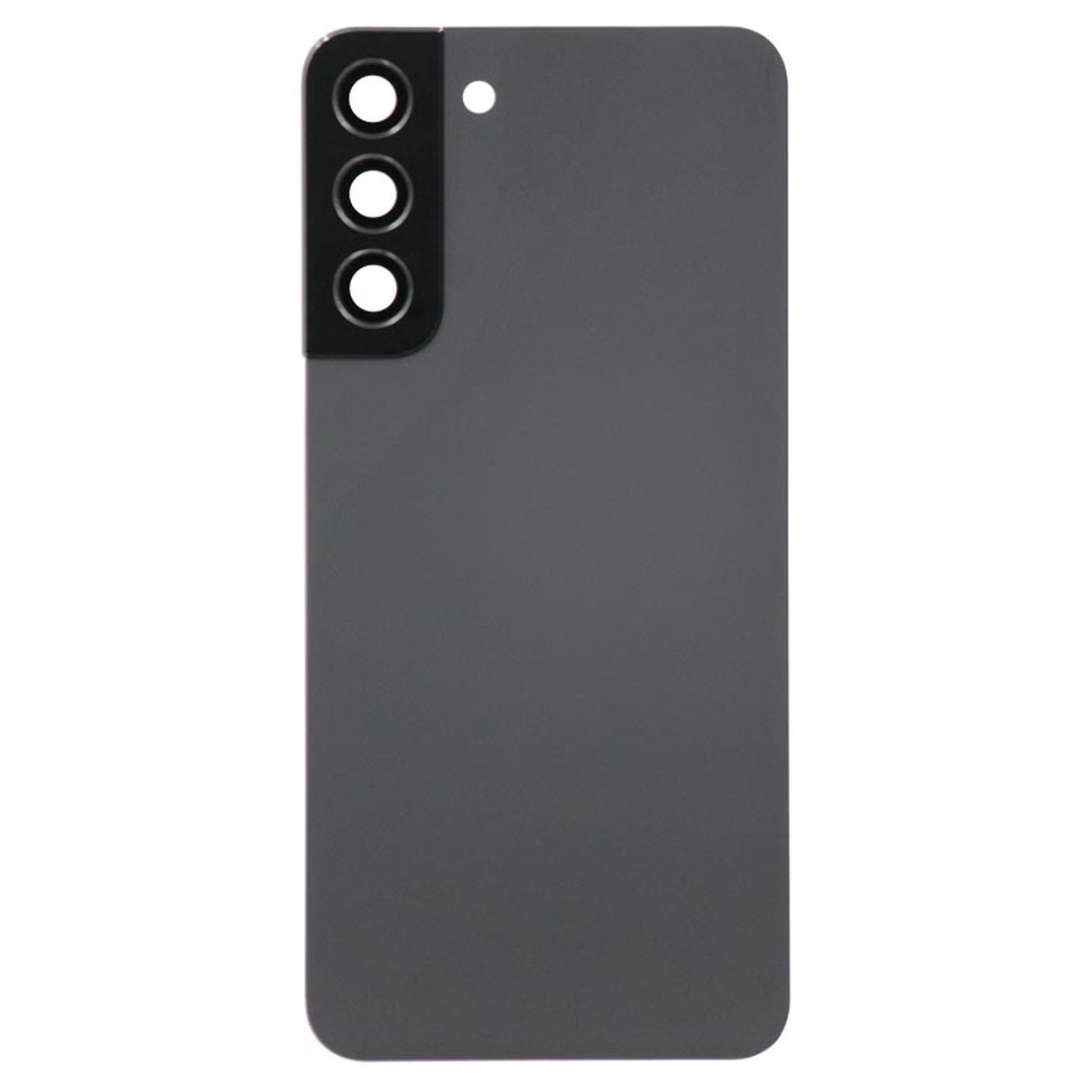 Carcasa trasera con adhesivo y lente de cámara para Galaxy S22 Plus 5G (S906), Phantom Black