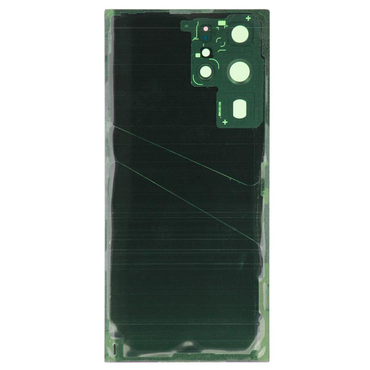 Carcasa trasera con adhesivo y lente de cámara para Galaxy S22 Ultra 5G (S908), Phantom White — imagen 2
