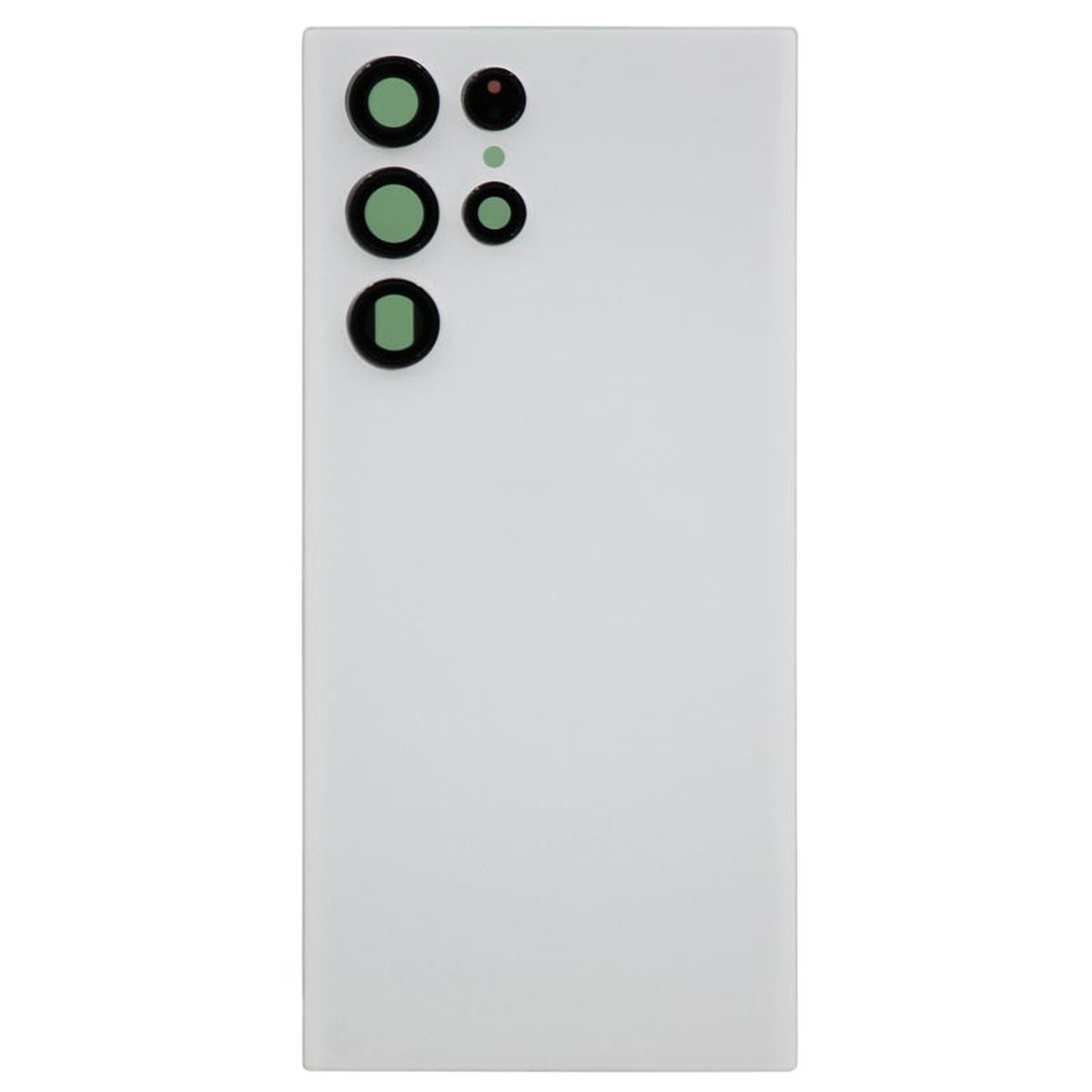 Carcasa trasera con adhesivo y lente de cámara para Galaxy S22 Ultra 5G (S908), Phantom White