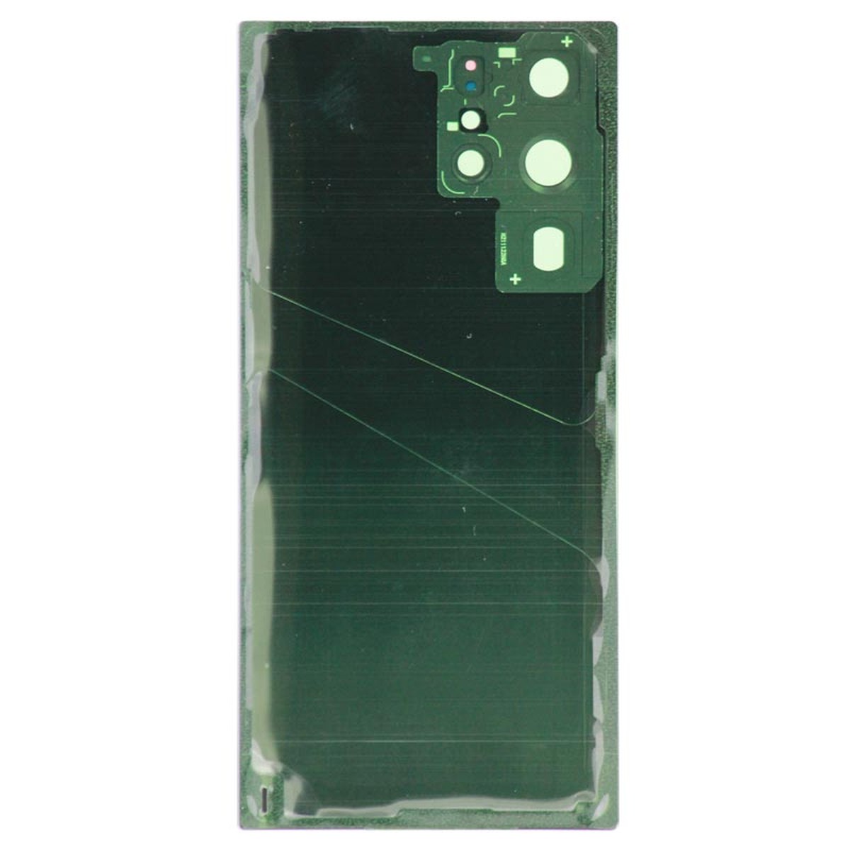 Carcasa trasera con adhesivo y lente de cámara para Galaxy S22 Ultra 5G (S908), Graphite — imagen 2